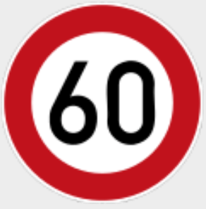 最高速限60