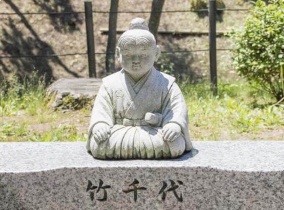 岡崎城內竹千代雕像