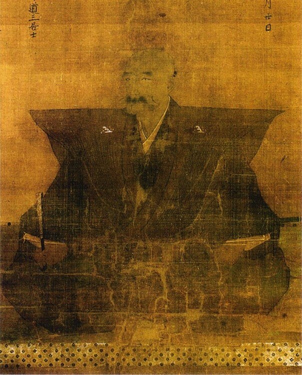 齋藤道三畫像 藏於岐阜縣岐阜市常在寺